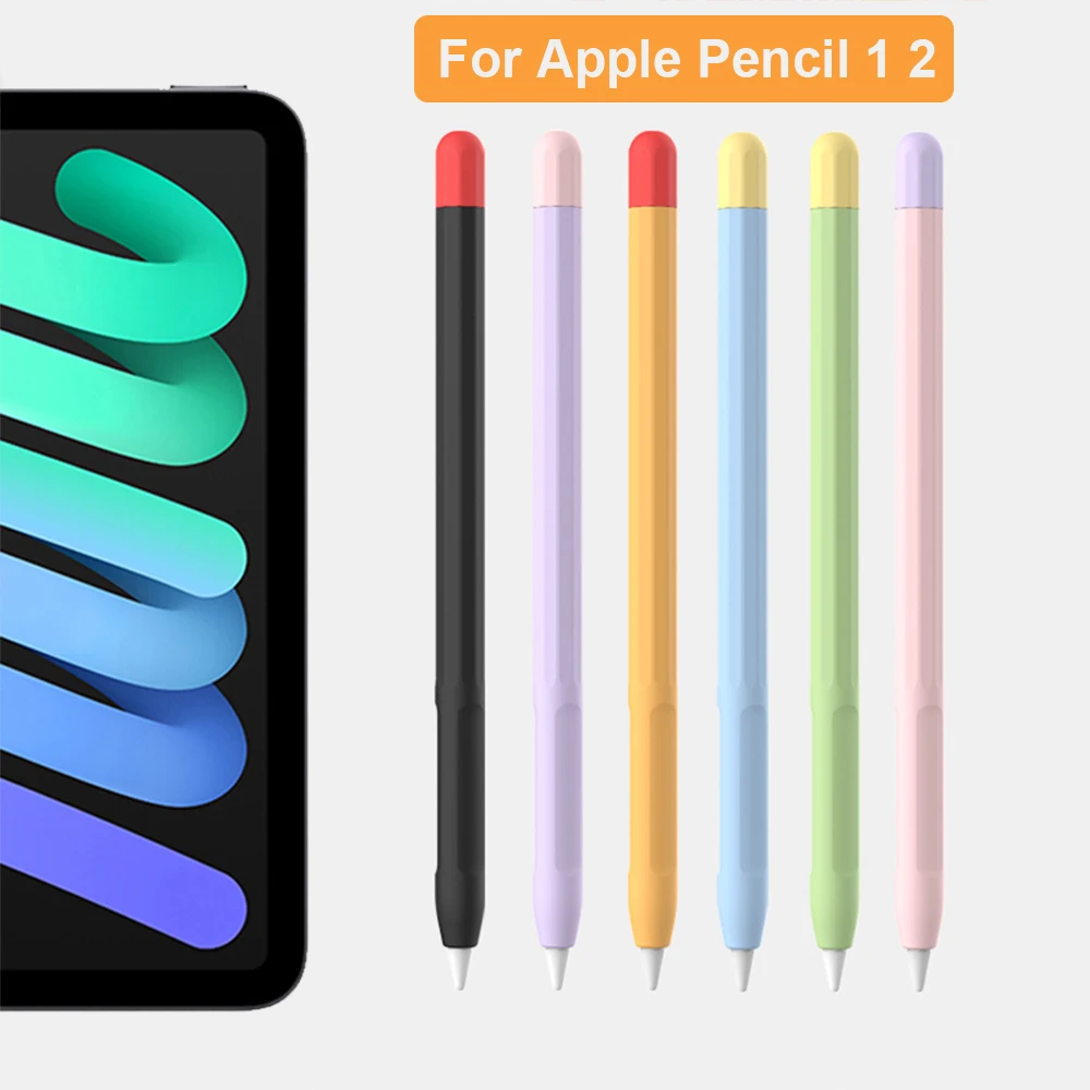 Para apple pencil 2 1 gen stylus caneta caso silicone macio ultra fino capa protetora para ipad lápis 1a 2a geração manga Para apple pencil 2 1 gen stylus caneta caso silicone macio ultra fino capa protetora para ipad lápis 1a 2a geração manga