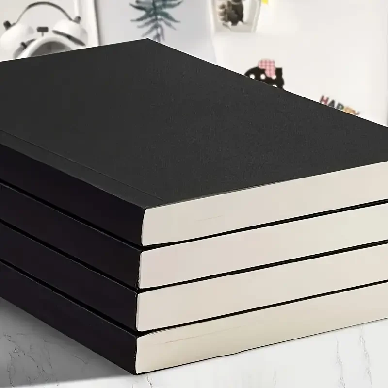 Caderno A5 com 256 páginas, caderno em branco, caderno de esboços, diário, material escolar, útil, artigos de papelaria, material de escritório Caderno A5 com 256 páginas, caderno em branco, caderno de esboços, diário, material escolar, útil, artigos de papelaria, material de escritório