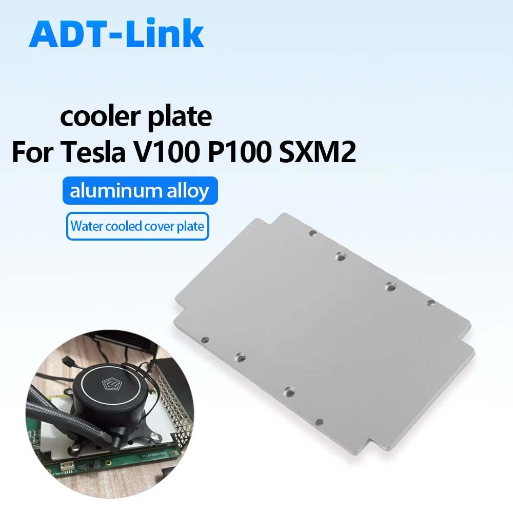 Para NVIDIA Tesla V100 SXM2: Nova Câmara de Vapor para Resfriamento a Água, Placa de Resfriamento de GPU de Alta Eficiência para Computação de IA e Aprendizado Profundo