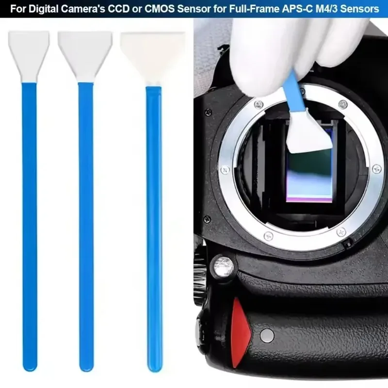Kit de Limpeza de Sensor de Câmera Digital Profissional 5 Peças para Sensores CCD CMOS Full-Frame APS-C M4/3