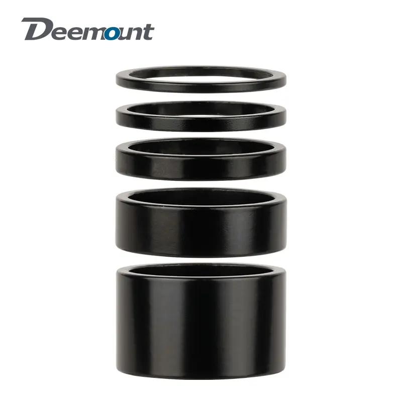Espaçador de alumínio 1-1/8 "28.6mm, garfo dianteiro de bicicleta, haste de fone de ouvido, arruela de liga, multi-tamanho, altura, guiador, ajuste de aumento Espaçador de alumínio 1-1/8 "28.6mm, garfo dianteiro de bicicleta, haste de fone de ouvido, arruela de liga, multi-tamanho, altura, guiador, ajuste de aumento