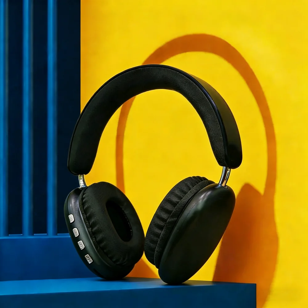 Novo Fone de Ouvido Bluetooth Sem Fio Over-Ear Estéreo Surround para Jogos, Compatível com Smartphone e Tablet Novo Fone de Ouvido Bluetooth Sem Fio Over-Ear Estéreo Surround para Jogos, Compatível com Smartphone e Tablet