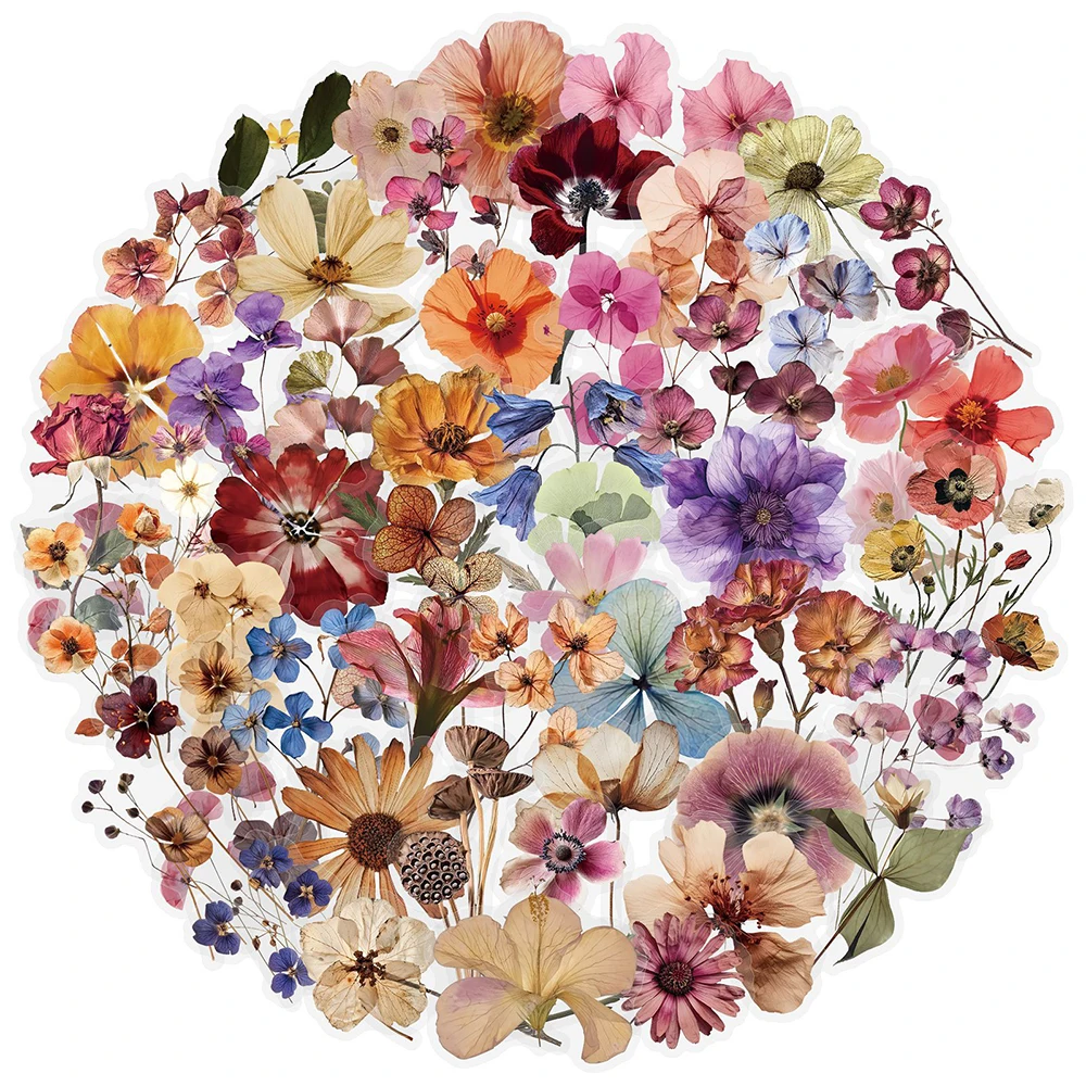 10/30/50 pçs flor do vintage dos desenhos animados graffiti adesivos decalques diy portátil telefone diário geladeira guitarra scrapbooking decoração adesivo
