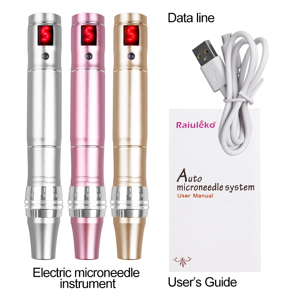 Caneta dr.imp sem fio ultima elétrica dermapen profissional microagulhamento caneta parafuso mesoterapia auto micro agulhas cuidados com a pele