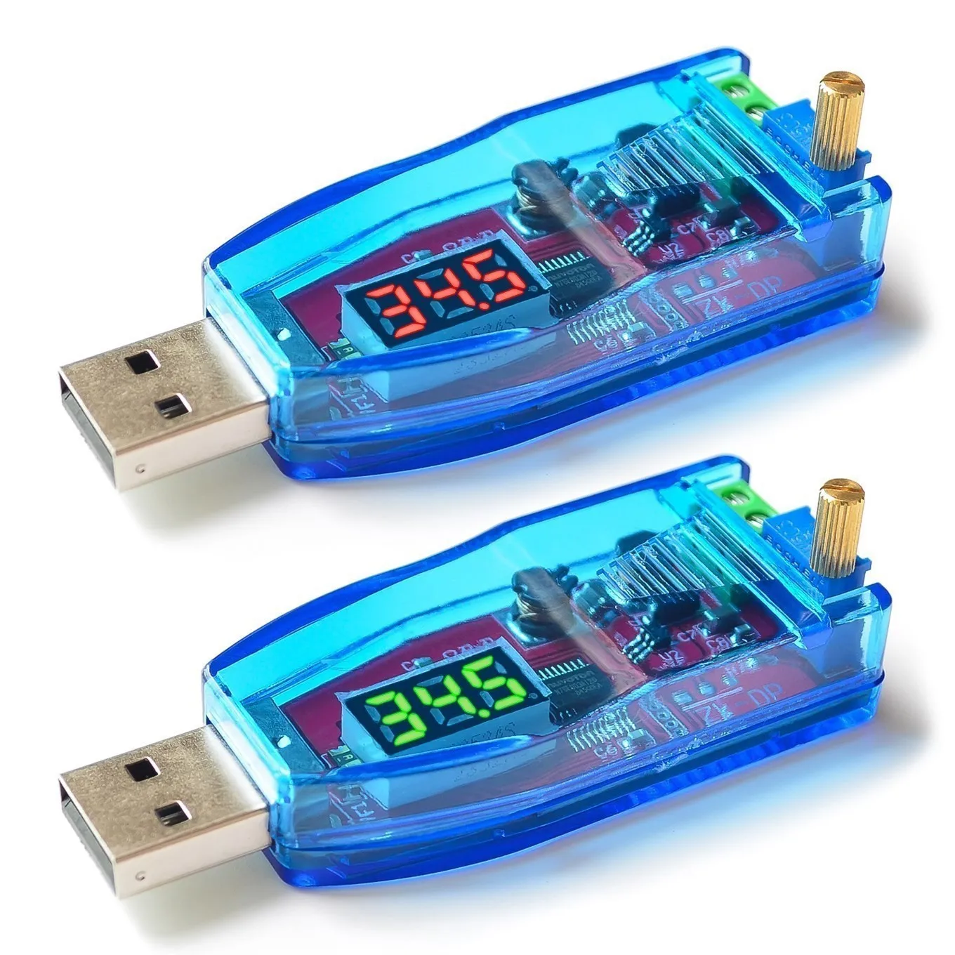 DC-DC 5v a 3.3v 9v 12v 24v usb step up/down módulo de fonte de alimentação ajustável boost buck conversor para fora dc 1.0v-24v com caso