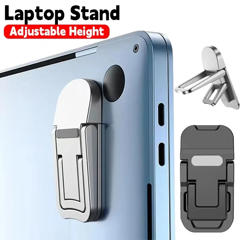 Suporte dobrável ajustável para laptop, mini pernas, suporte portátil ultrafino para lenovo notebook, suporte de resfriamento, pés, suporte invisível Suporte dobrável ajustável para laptop, mini pernas, suporte portátil ultrafino para lenovo notebook, suporte de resfriamento, pés, suporte invisível