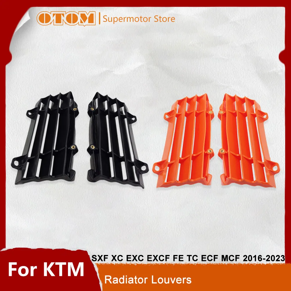 Acessórios da motocicleta grelhas de radiador protetor de refrigeração de água cooler guarda para ktm husqvarna gás sxf xcf exc excf 2016-2023