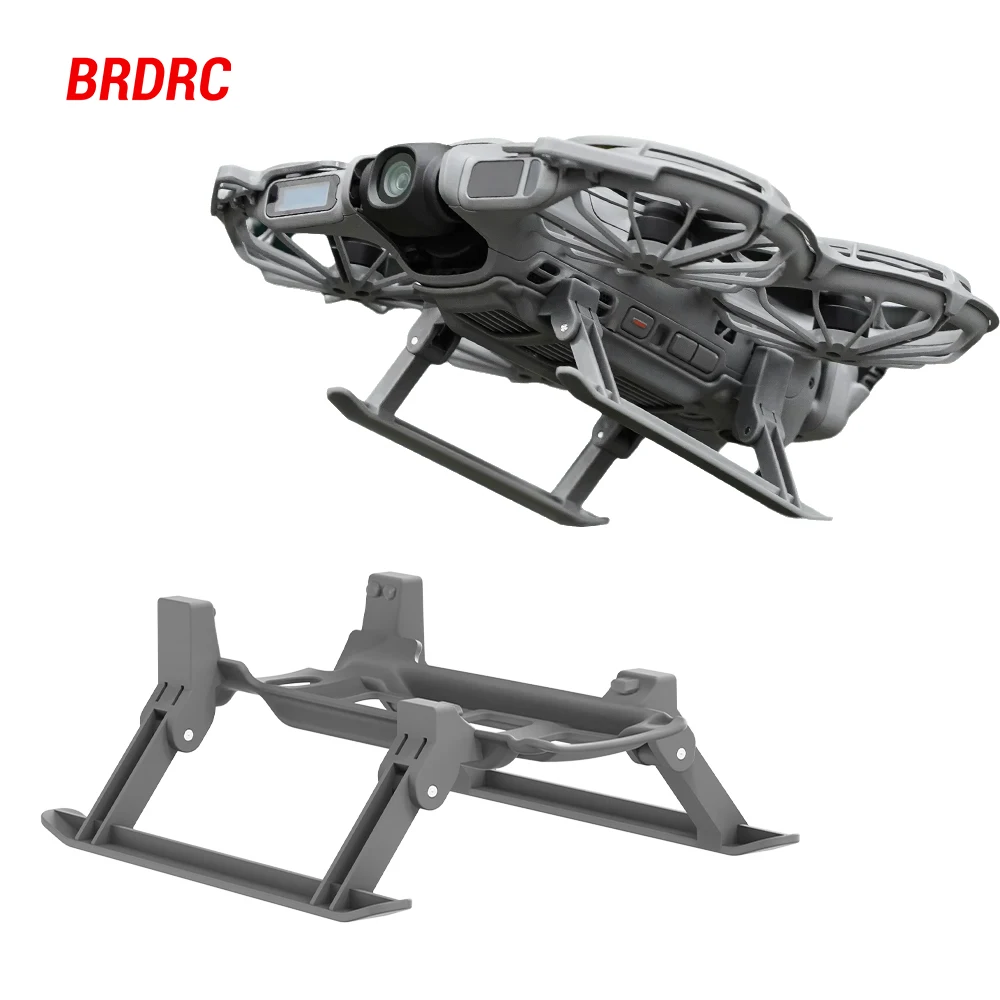 BRDRC Trem de pouso dobrável para DJI NEO 2 Drone de liberação rápida com extensão de tripé aumentada acessório protetor de perna