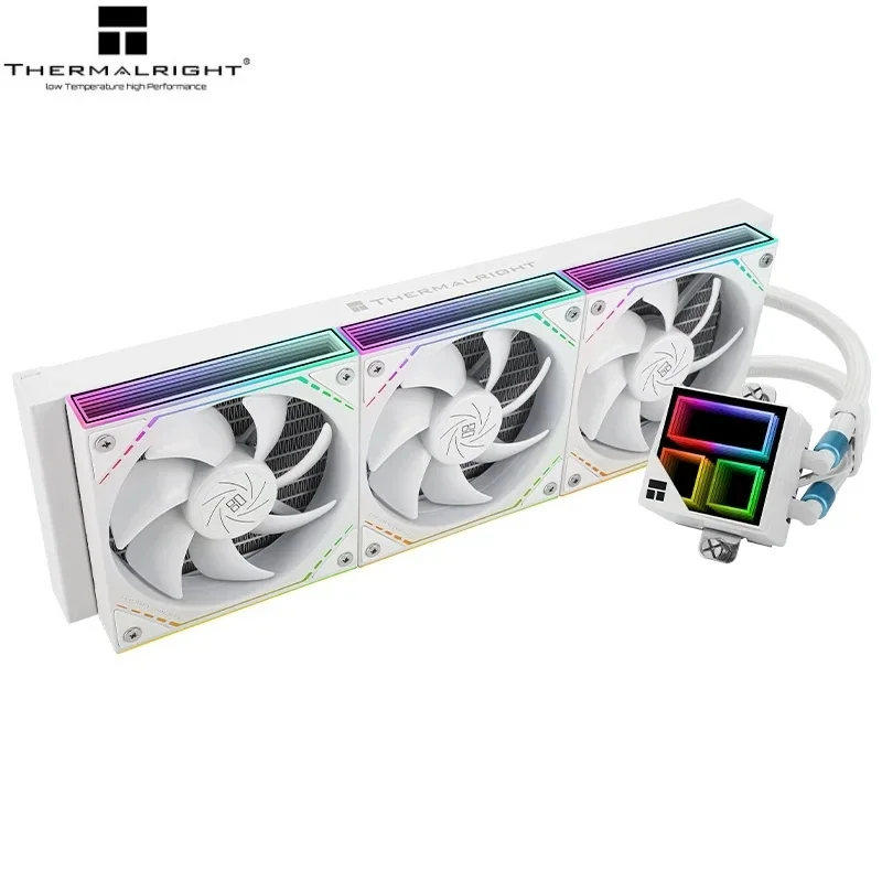Thermalright FROZEN INFINITY 360 Radiador de resfriamento de água tudo-em-um, sincronização de luz divina ARGB, suporte LGA1700/AM5/AM4