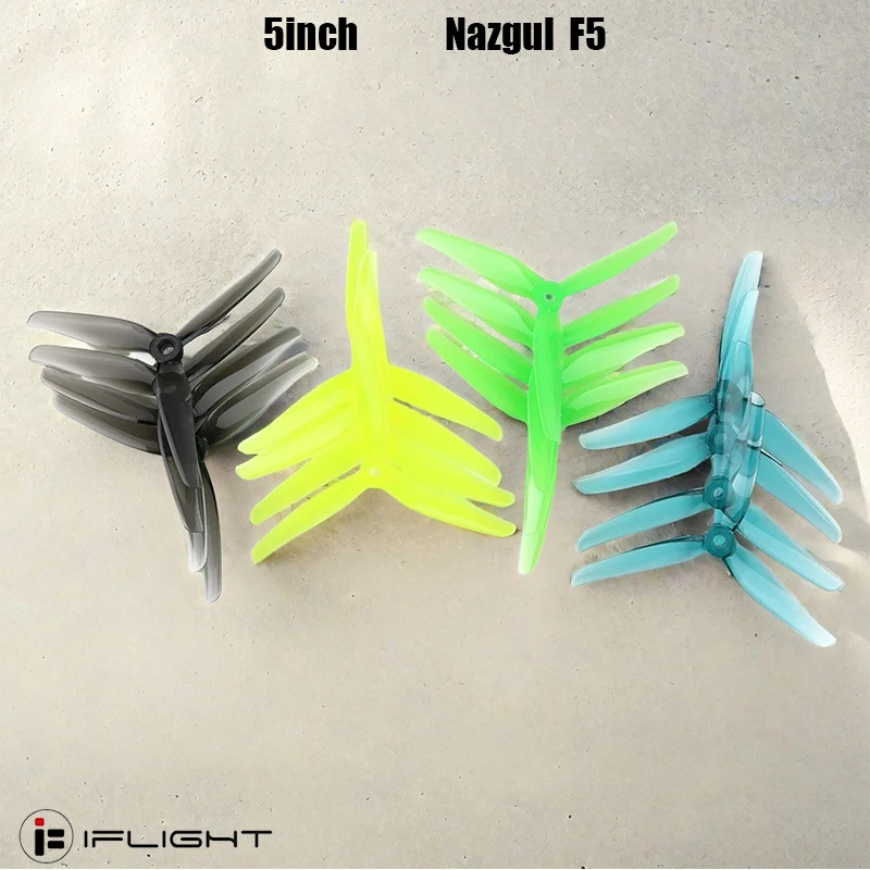 2 pares iflight nazgul f5/5140 5 Polegada 3 lâminas/hélice tri-lâmina com furo de montagem de 5mm para drones fpv racing freestyle 5 polegadas 2 pares iflight nazgul f5/5140 5 Polegada 3 lâminas/hélice tri-lâmina com furo de montagem de 5mm para drones fpv racing freestyle 5 polegadas