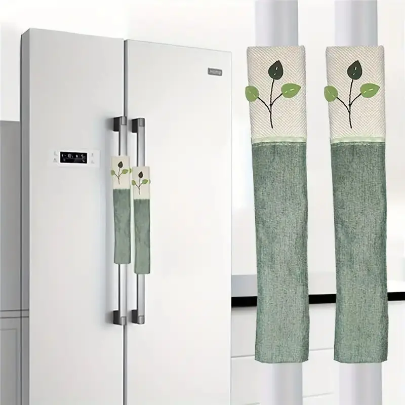 Frigorífico Handle Covers para Forno Microondas, Porta Máquina de Lavar Louça, Capa Luvas, Luvas Geladeira, Capa Forno, 2PCs Frigorífico Handle Covers para Forno Microondas, Porta Máquina de Lavar Louça, Capa Luvas, Luvas Geladeira, Capa Forno, 2PCs