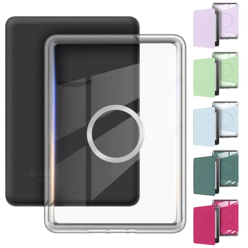 Auto wake/sleep e-reader caso destacável acrílico capa magnética ajustável para kindle paperwhite 12th gen 2024 7 polegada colorsoft
