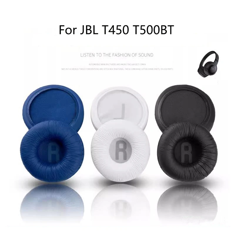 Almofadas de substituição para fones de ouvido, capas para jbl tune600 t500bt t450 t450bt jr300bt tune510bt tune660nc 70mm