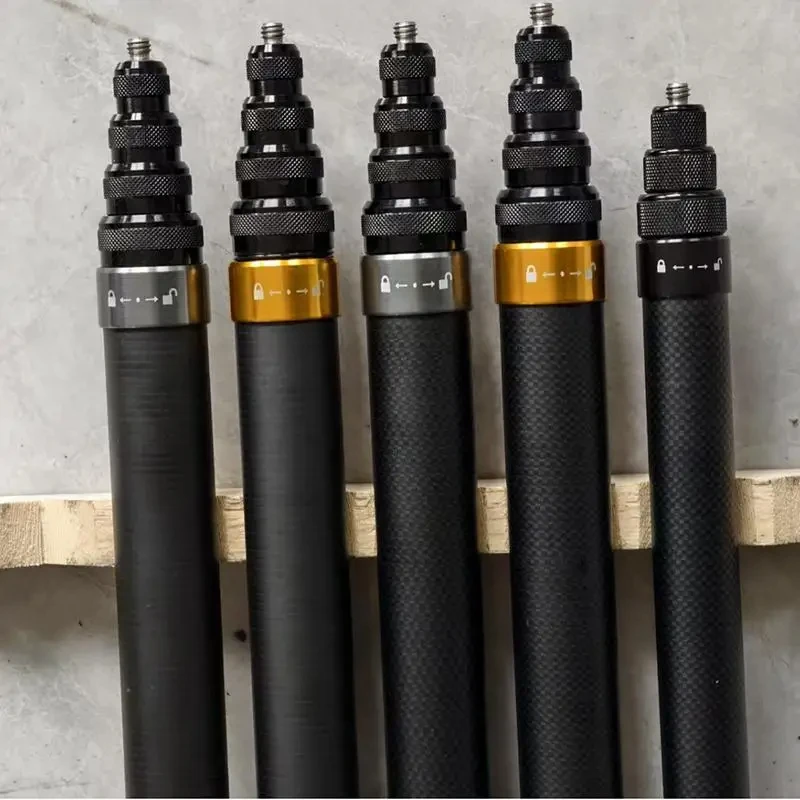 Vara de selfie de fibra de carbono Extensão de câmera Vara de extensão invisível ultra longa Bastão de selfie Vara de selfie de fibra de carbono Extensão de câmera Vara de extensão invisível ultra longa Bastão de selfie