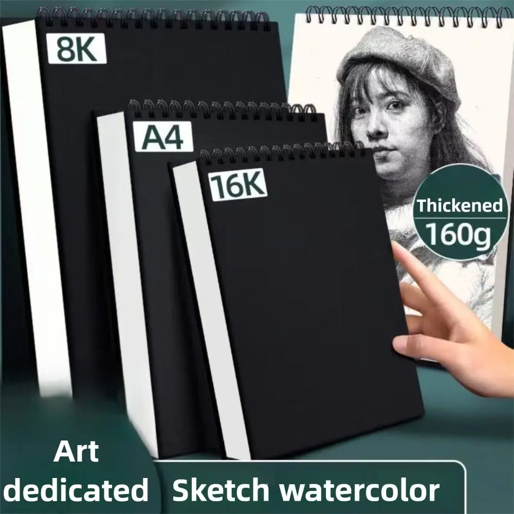 30 folhas 8k 16k bobina sketchbook espiral encadernado eco-friendly grosso desenho papel ácido livre a4 a5 a6 artista esboço almofada pintura a óleo 30 folhas 8k 16k bobina sketchbook espiral encadernado eco-friendly grosso desenho papel ácido livre a4 a5 a6 artista esboço almofada pintura a óleo