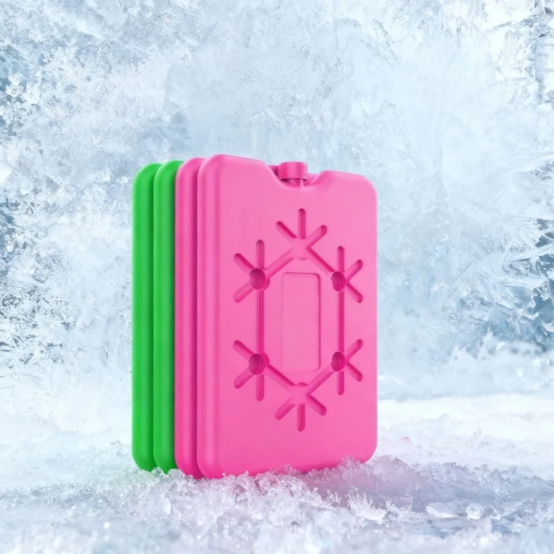 Saco térmico de refrigeração para armazenamento de alimentos frescos, leve, reutilizável, caixa de injeção de água portátil para lancheira e refrigerador