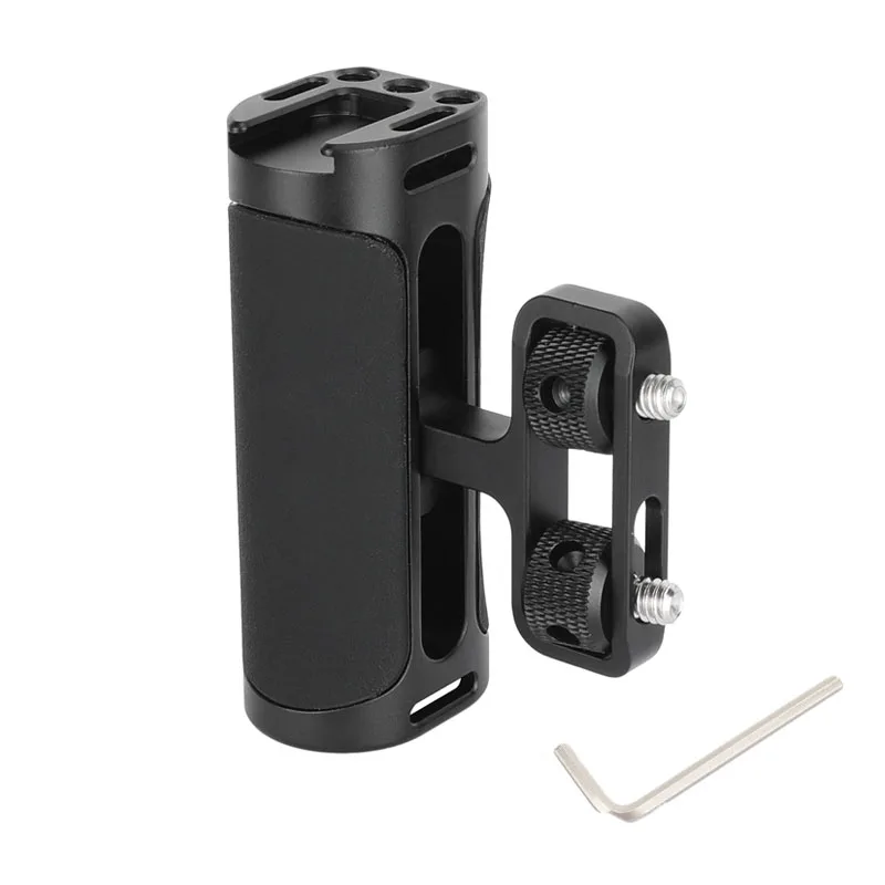 CAMVATEMini Alça lateral com interface de sapata fria e montagem de parafuso de 1/4 "-20 para gaiola de câmera digital DSLR