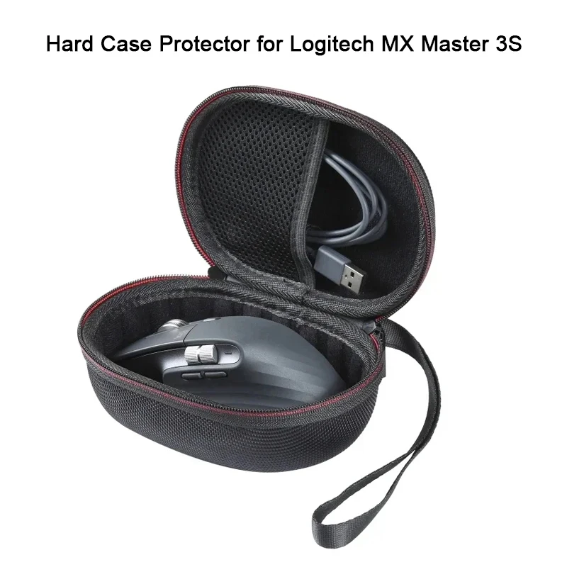 Estojo de Armazenamento para Mouse Gamer, Case de Viagem para Logitech MX Master 3S, Estojo Duro à Prova de Choque para Mouse Sem Fio