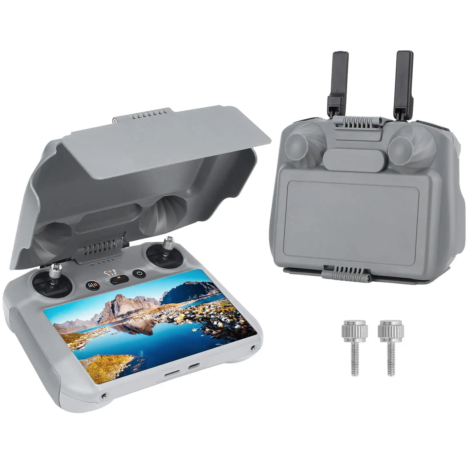 Capa protetora para controle rc 2/rc, para dji mini 4 pro, dji rc 2, protetor de joysticks para dji ari 3/mini 4 pro, acessórios para drones