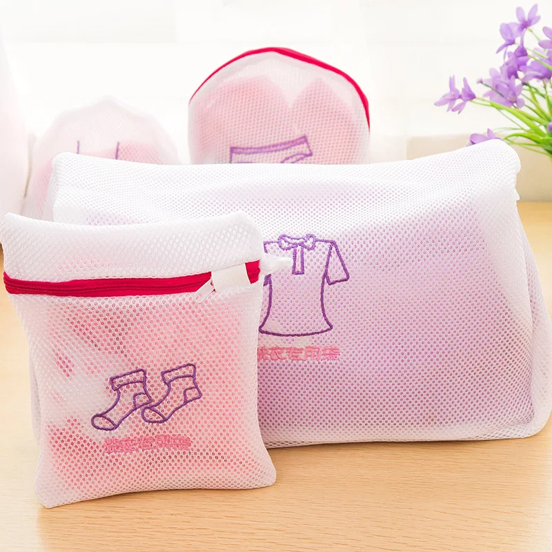 Kit de lavagem de roupas, meias, sutiã de lavar roupas, malha com zíper, lingerie, saco de lavanderia, máquina de lavar, sacos de roupa suja Kit de lavagem de roupas, meias, sutiã de lavar roupas, malha com zíper, lingerie, saco de lavanderia, máquina de lavar, sacos de roupa suja