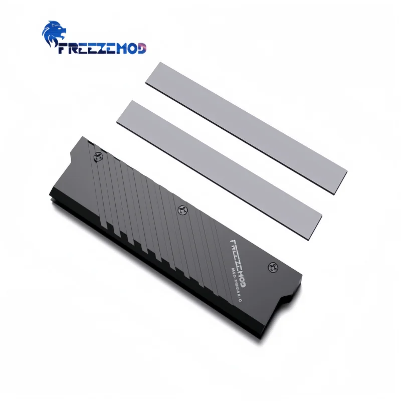 Colete de memória DDR5 do dissipador de calor de alumínio da memória do refrigerador de água do computador FREEZEMOD. componentes de computador, refrigerador, 2 unidades/conjunto. MEO-PM0AB-F