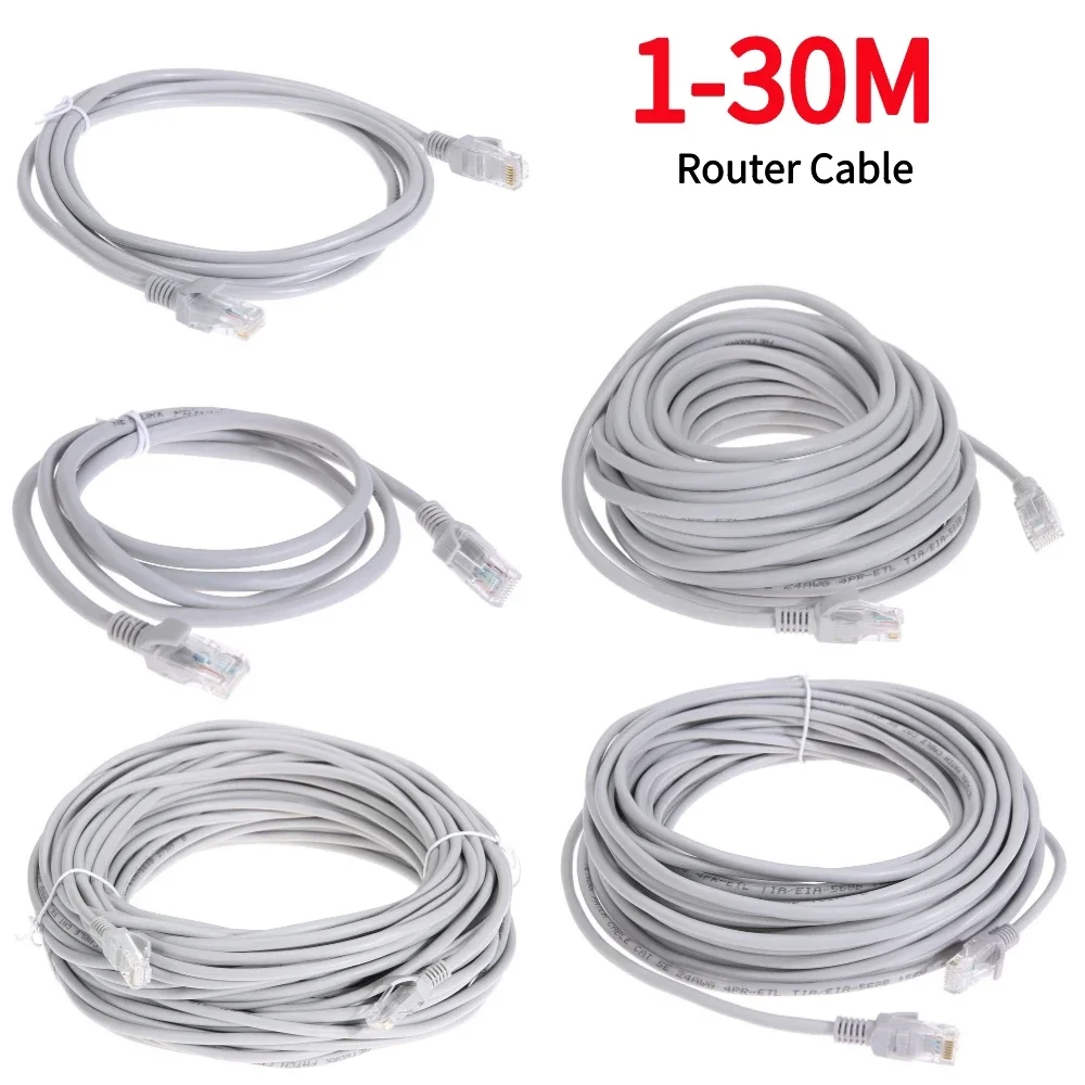 Cabo ethernet de alta velocidade rj45 rede lan cabo roteador computador notebook roteador monitoramento cabo rj45 1m/2m/3m/5m/10m/15m/30m Cabo ethernet de alta velocidade rj45 rede lan cabo roteador computador notebook roteador monitoramento cabo rj45 1m/2m/3m/5m/10m/15m/30m