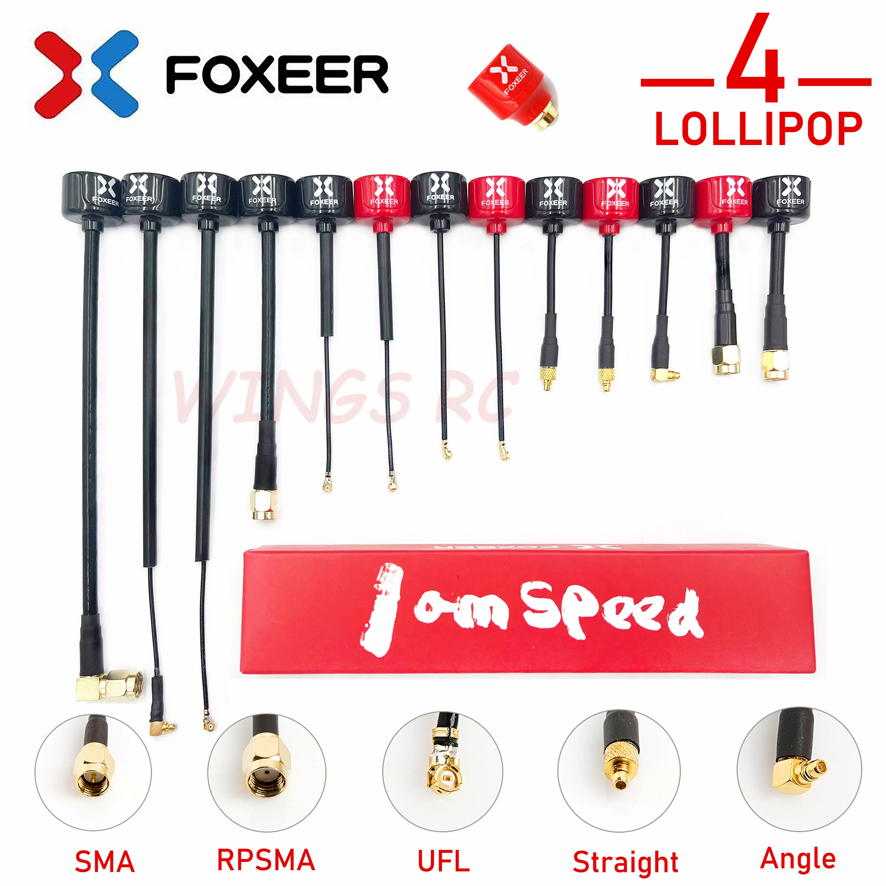 Antena foxeer pirulito 4 v4 fpv antena 5.8g 2.6dbi stubby rhcp sma rpsma ufl em linha reta/ângulo mmcx 7.2g para fpv rc racing drone Antena foxeer pirulito 4 v4 fpv antena 5.8g 2.6dbi stubby rhcp sma rpsma ufl em linha reta/ângulo mmcx 7.2g para fpv rc racing drone