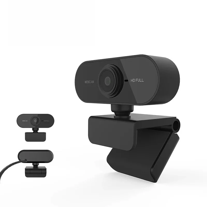Webcam com Microfone, Câmera USB para Chamadas de Vídeo, Zoom, Teams, Streaming, Plug and Play para PC, Mac