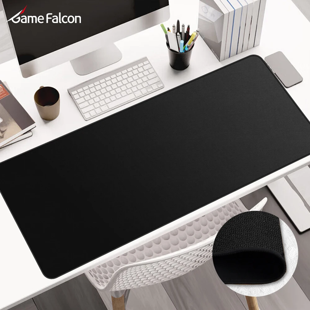 Mouse Pad Grande Antiderrapante de Borracha para Computador PC Gamer, Tapete de Mesa com Borda Costurada, Acessórios XXL para Escritório e Jogos Mouse Pad Grande Antiderrapante de Borracha para Computador PC Gamer, Tapete de Mesa com Borda Costurada, Acessórios XXL para Escritório e Jogos