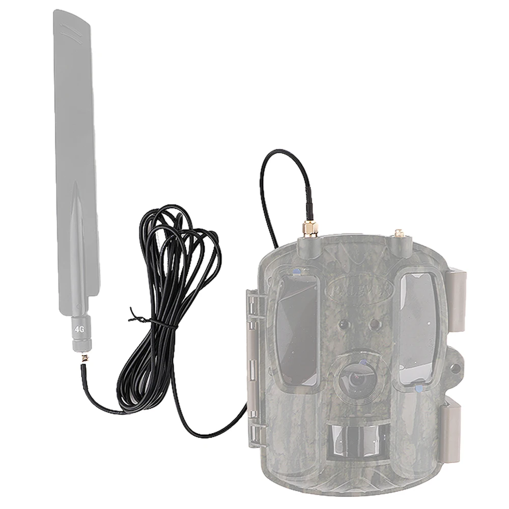 Cabo de extensão de antena de câmera de caça sma macho para fêmea anteparo rg174 cabo para coaxial wifi 2g 3g 4g antena de roteador de placa de rede