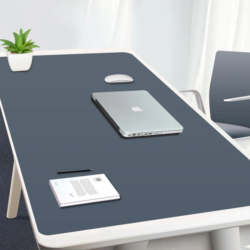 Mousepad Grande para Computador, Mousepad Gamer à Prova d'Água em Couro PU, Tapete XXL para Gamer, Tapete para Mesa de PC, Almofada para Teclado