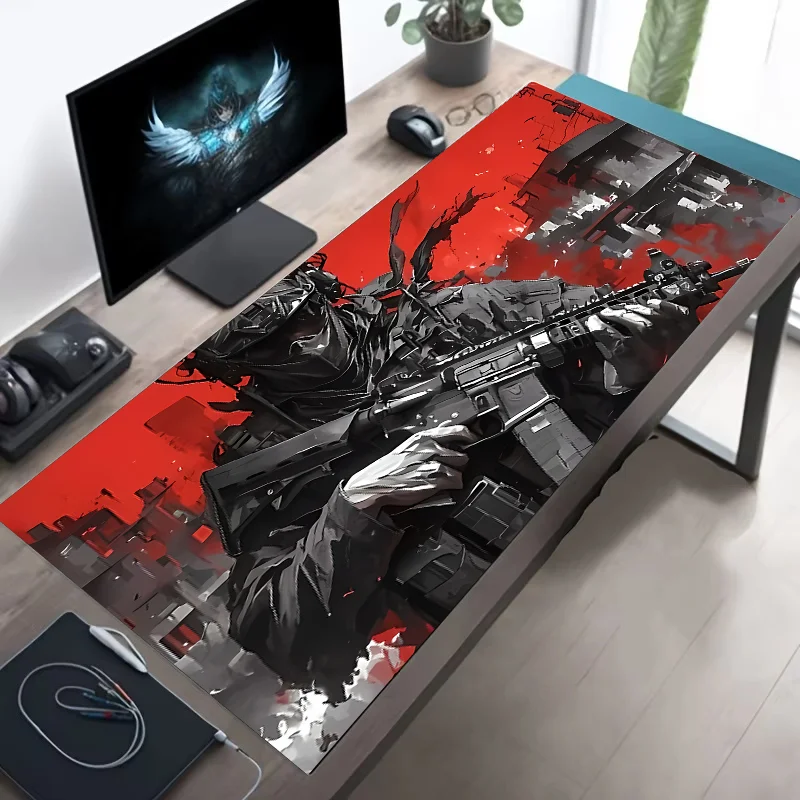 Mouse Pad Tático Grande e Rápido para E-sports, Antiderrapante, XXL, Acessórios de Jogos para Casa e Mouse Pad para Gamers de FPS CSGO