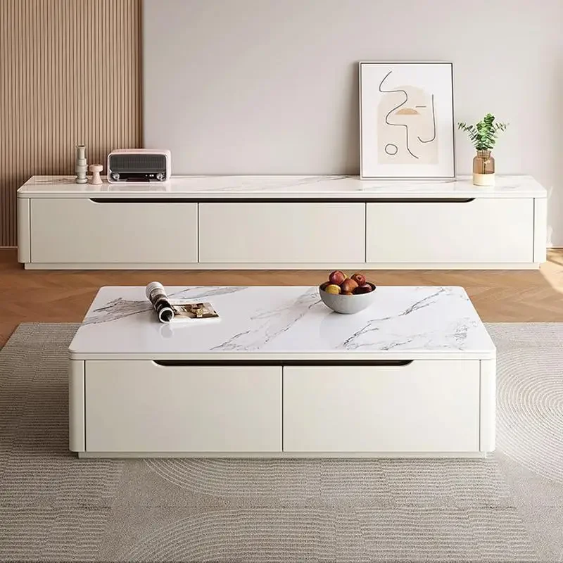 Gavetas alto-falante tv stands branco luxo armários monitor tv stands moderno designer nórdico gamer madeira muebles móveis italianos