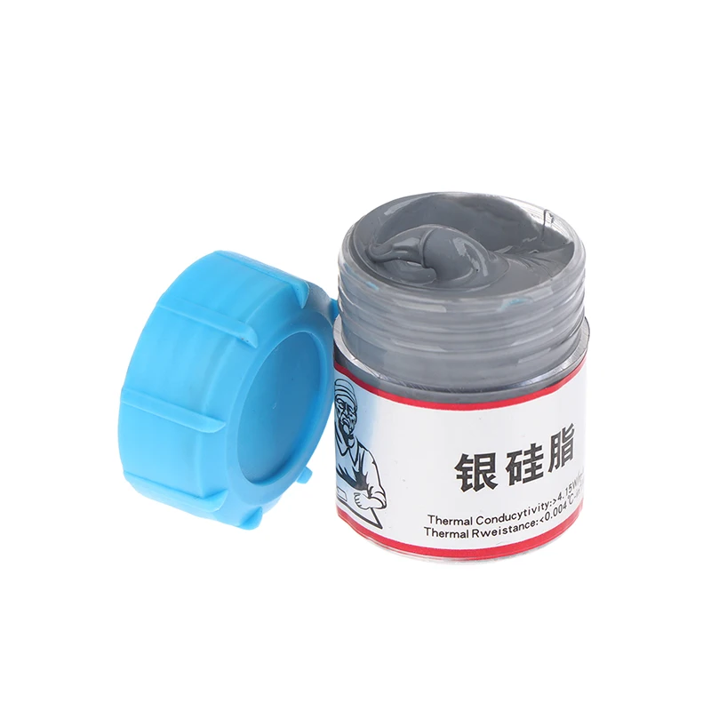 Pasta Térmica Prata 25g para Coolers, Pasta Térmica para Dissipadores de Calor, Graxa Térmica para VGA, Pasta para Dissipador de Calor para Processadores de PC Pasta Térmica Prata 25g para Coolers, Pasta Térmica para Dissipadores de Calor, Graxa Térmica para VGA, Pasta para Dissipador de Calor para Processadores de PC