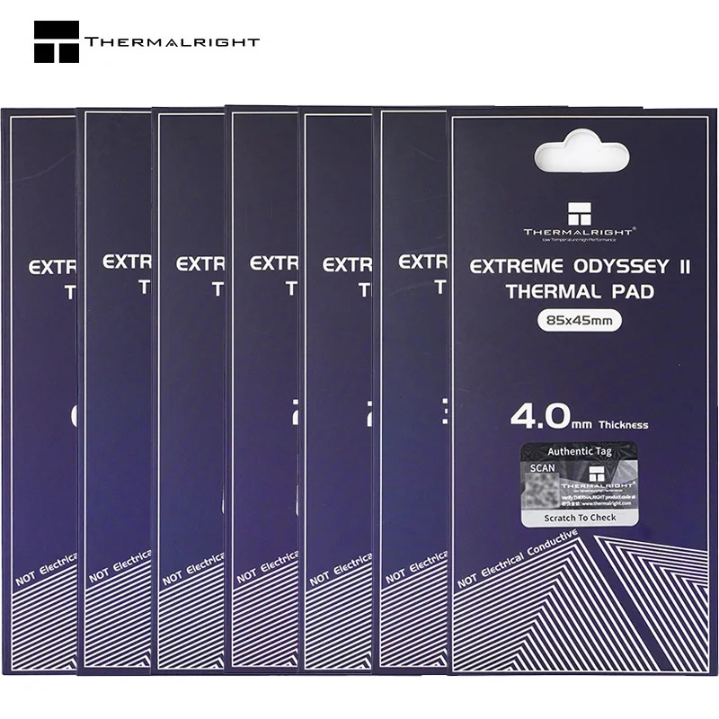 Almofada térmica Thermalright EXTREME ODYSSEY II, 14,8 w/mk, 85x45MM para chip integrado, memória de vídeo de placa gráfica, vários tamanhos
