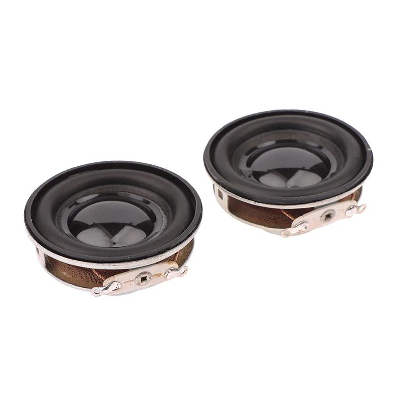 2 pçs 1.5 Polegada 40mm mini alto-falantes portáteis 4ohm 3w freqüência completa som estéreo alto-falante de cinema em casa pequeno alto-falante de alta fidelidade