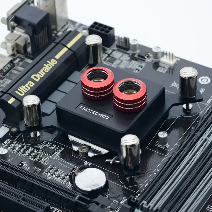 FREEZEMOD-Bloco de Resfriamento a Água para CPU, Sprayable Lquid, Intel 115X, 2011, 1151, Modular, INTEL-POI3, Preto FREEZEMOD-Bloco de Resfriamento a Água para CPU, Sprayable Lquid, Intel 115X, 2011, 1151, Modular, INTEL-POI3, Preto