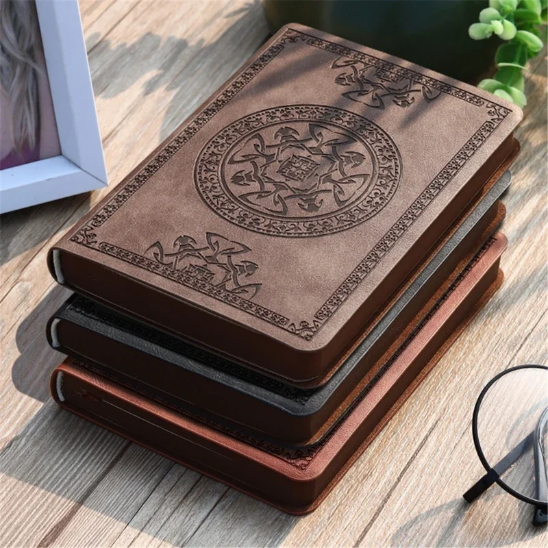 2025 novo caderno de couro vintage portátil diário papelaria presente portátil e fácil de usar 2025 novo caderno de couro vintage portátil diário papelaria presente portátil e fácil de usar