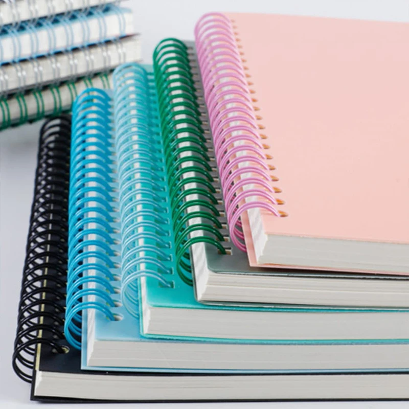Caderno espiral vintage a5, 80 folhas/160 páginas, diário, caderno, design espiral para estudantes, escritório, negócios