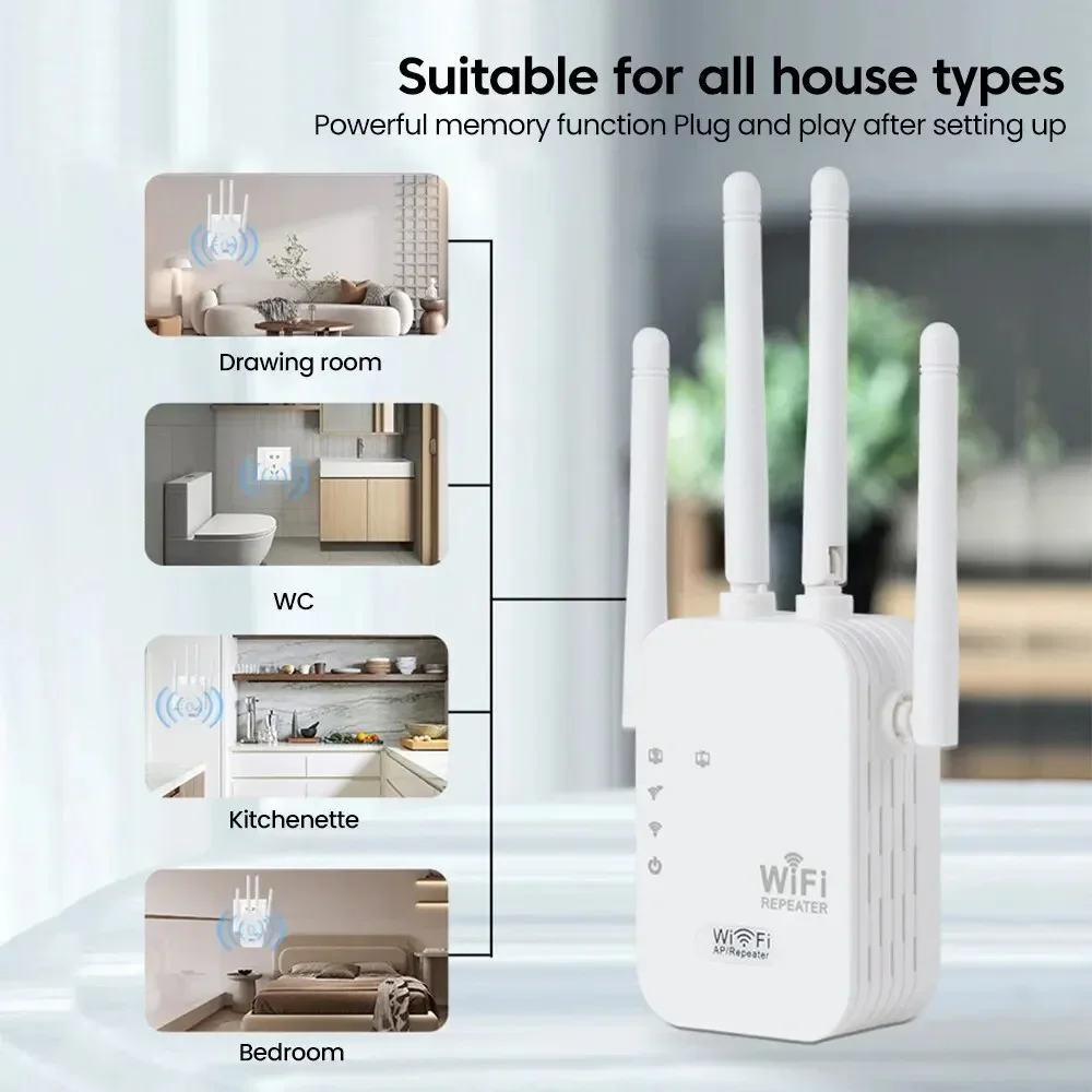 WALRAM 300M Repetidor WiFi Sem Fio Extensor WiFi Amplificador de Sinal WIFI Sem Fio de Longo Alcance Rede Sem Fio Repetidor de Internet UE WALRAM 300M Repetidor WiFi Sem Fio Extensor WiFi Amplificador de Sinal WIFI Sem Fio de Longo Alcance Rede Sem Fio Repetidor de Internet UE