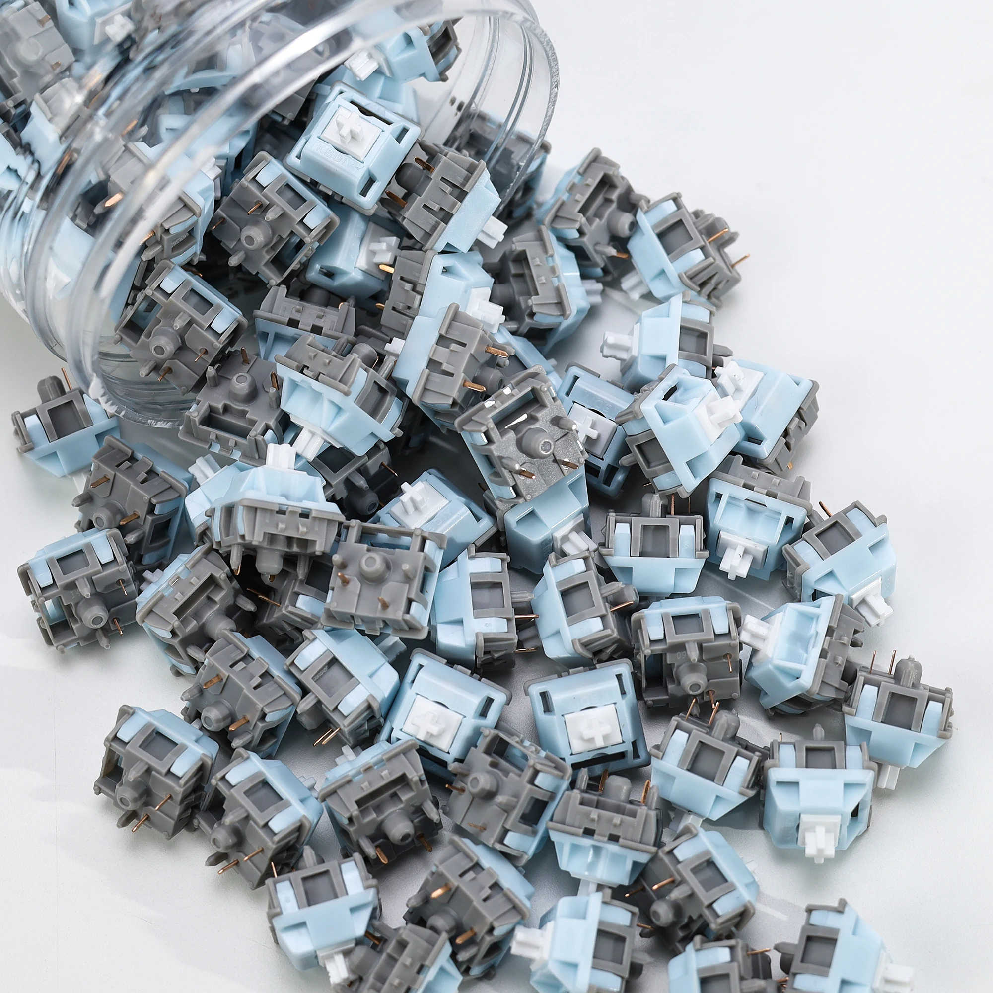 KBDiy Switch Linear Silencioso Jarvis JJ 5-PIN 47gf Pré-Lubrificado POM Creamy para Teclado Mecânico Gamer DIY 60% Personalizado Aula