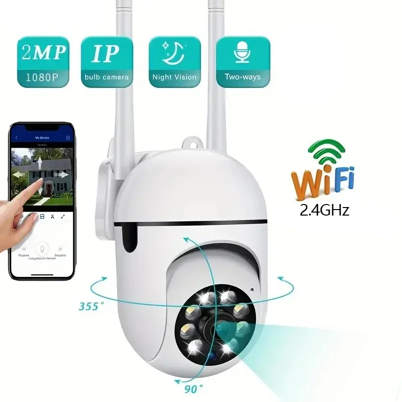 Câmera de Segurança A7 1080P, Câmera WIFI Externa PTZ, Câmera IP Sem Fio, CCTV com Zoom Digital 4X, Câmera de Vigilância com Áudio Câmera de Segurança A7 1080P, Câmera WIFI Externa PTZ, Câmera IP Sem Fio, CCTV com Zoom Digital 4X, Câmera de Vigilância com Áudio