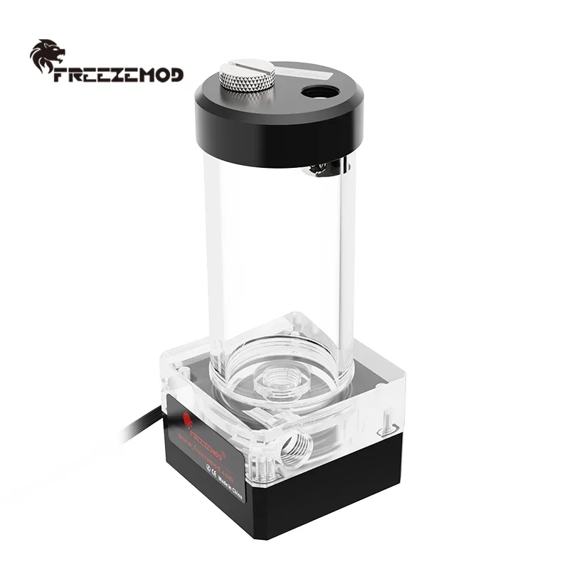 FREEZEMOD Bomba e Tanque de Água Integrados com Elevação de 3,5 Metros, Fluxo de 500L, Resfriador de Água para Computador com Desespumação Integrada. PUB-SZM6