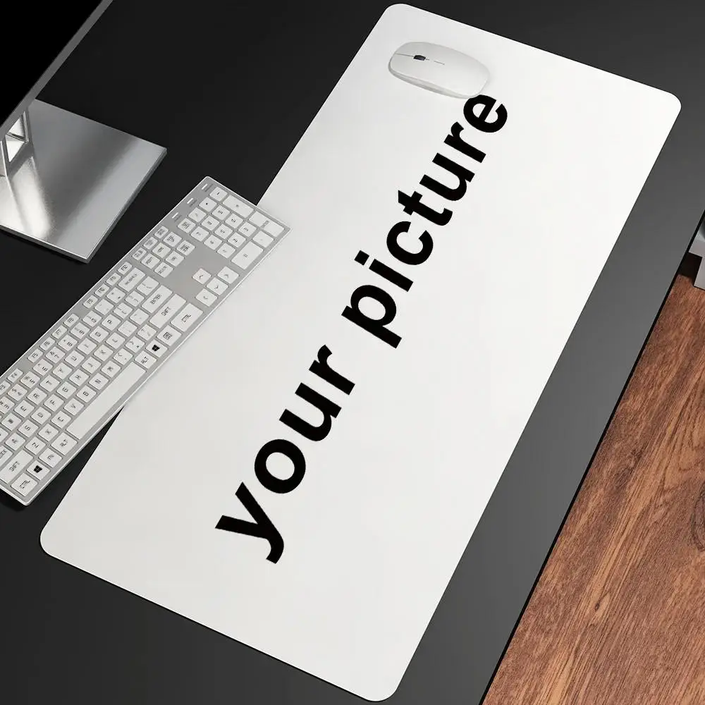 Tapete de Rato Personalizado DIY Grande para Jogos, Mousepad XXL com Borda Costurada para Gamers e Escritório