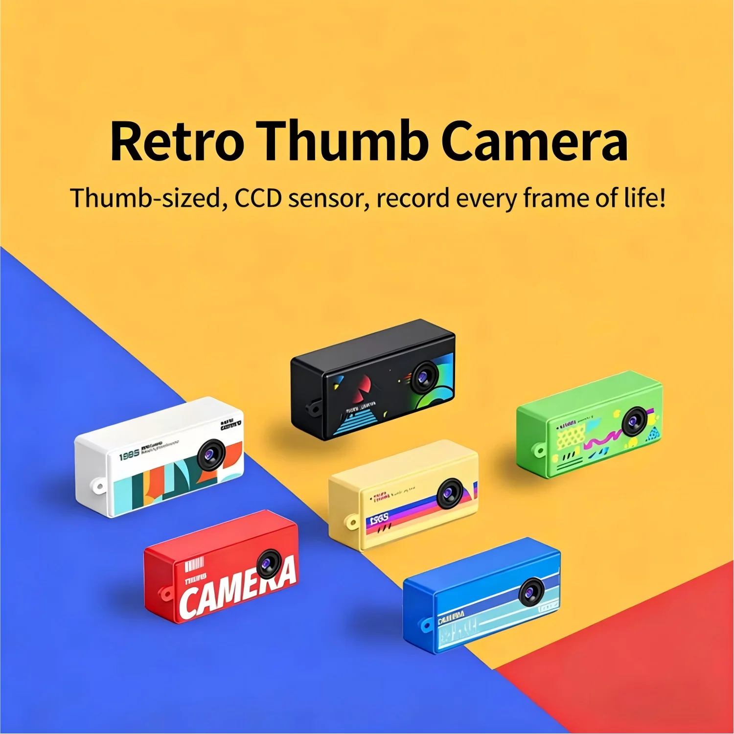 Mini Câmera Digital de 0,96 Polegadas, Câmera de Chaveiro Retro, Suporte para Cartão de Memória, Filmadora de Vídeo 1080p Muito Pequena