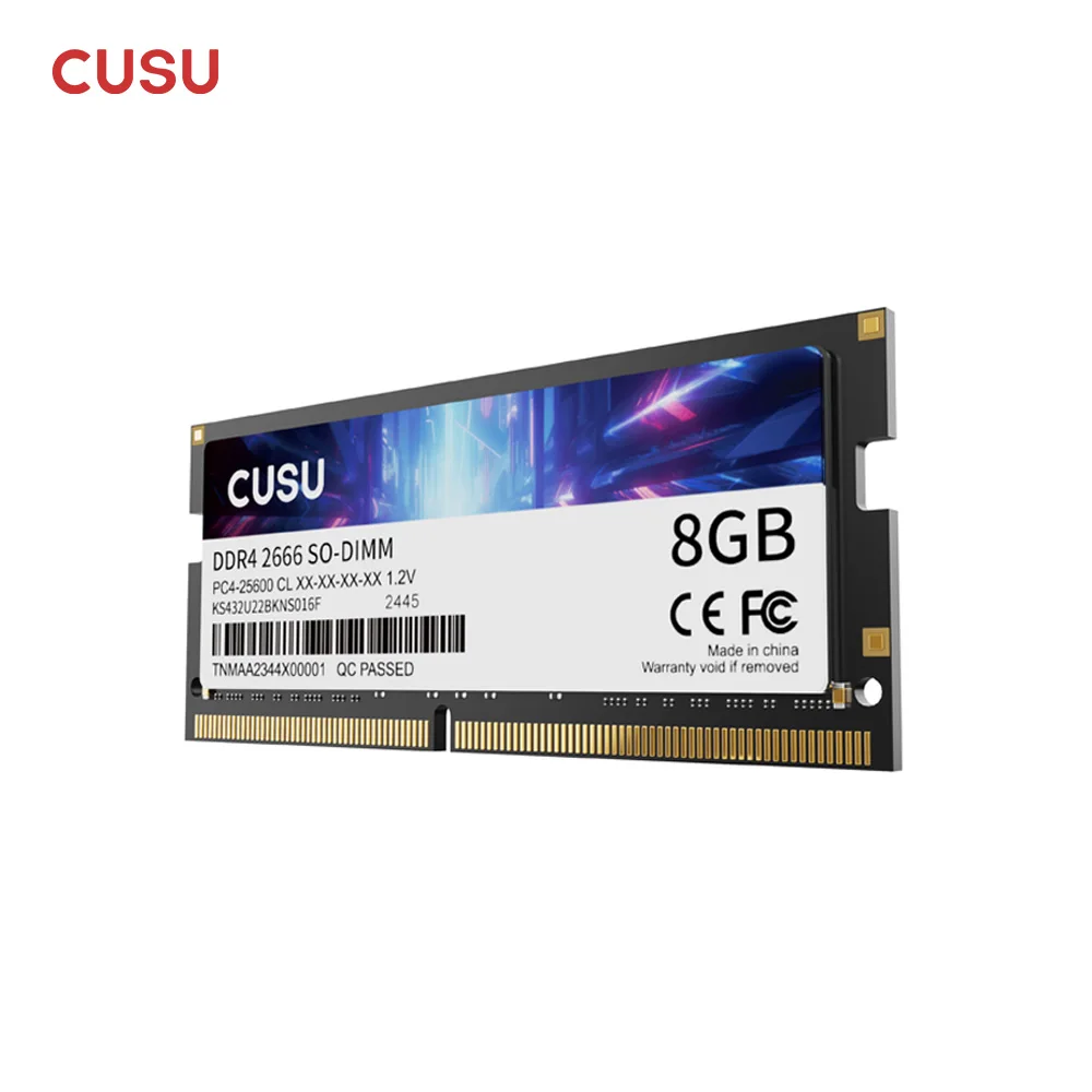 CUSU DDR4 8GB 16GB Memoria DDR4 Ram 3200MHz 2666MHz Memória para laptop Sodimm 1.2V