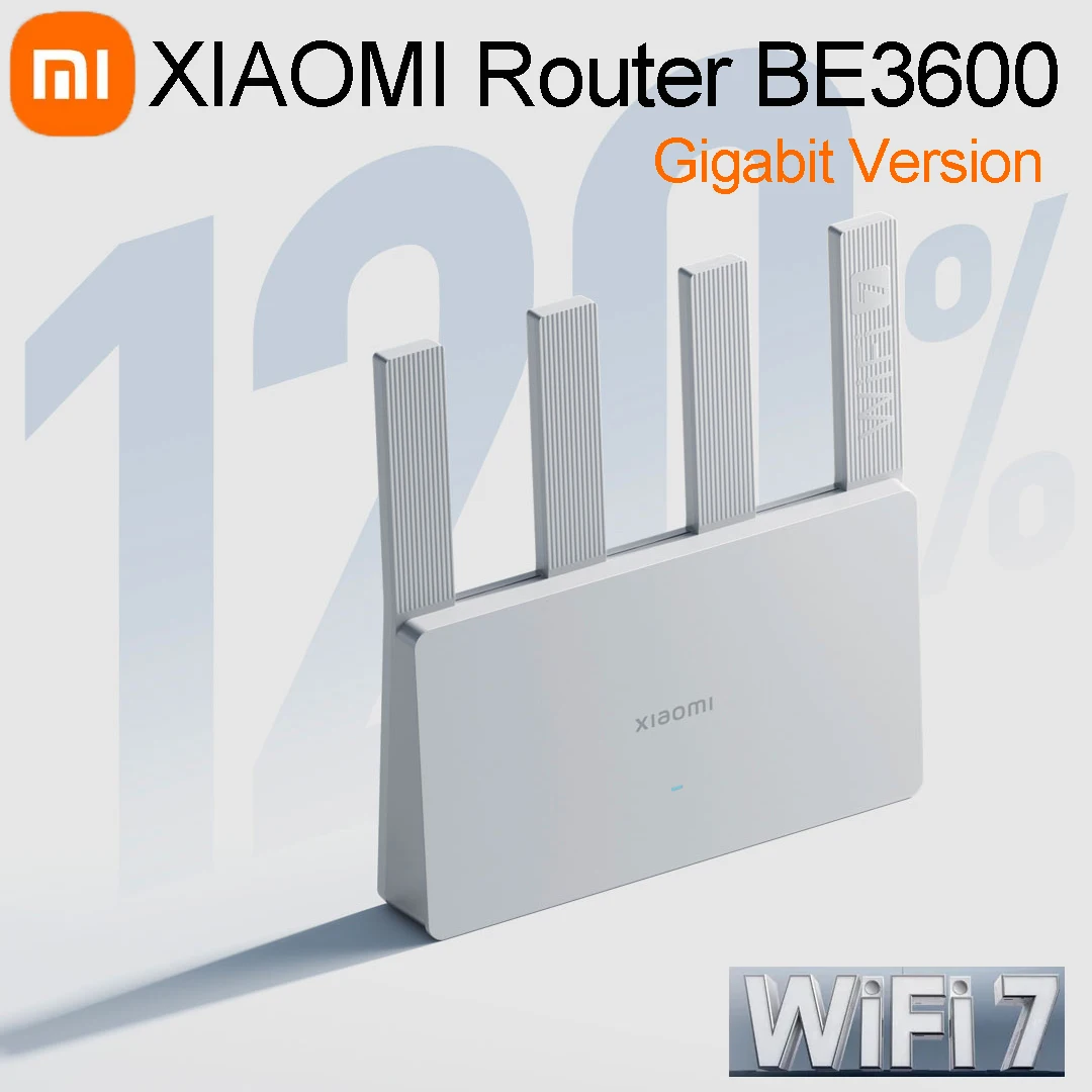 Xiaomi wifi 7 roteador be3600 gigabit versão 2.4/5ghz bandas duplas 160mhz 3570mbps malha rede aceleração de jogos