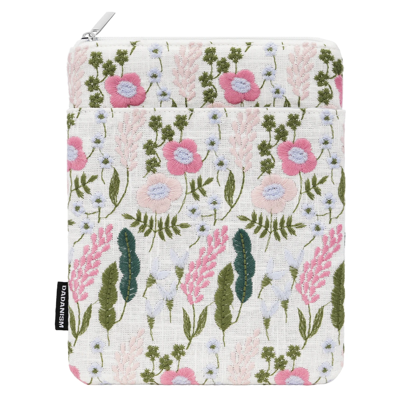 Capa protetora para leitor eletrônico Kindle/Kindle Oasis/Kobo de 6 ", manga acolchoada com margaridas bordadas para Kindle Paperwhite de 7"