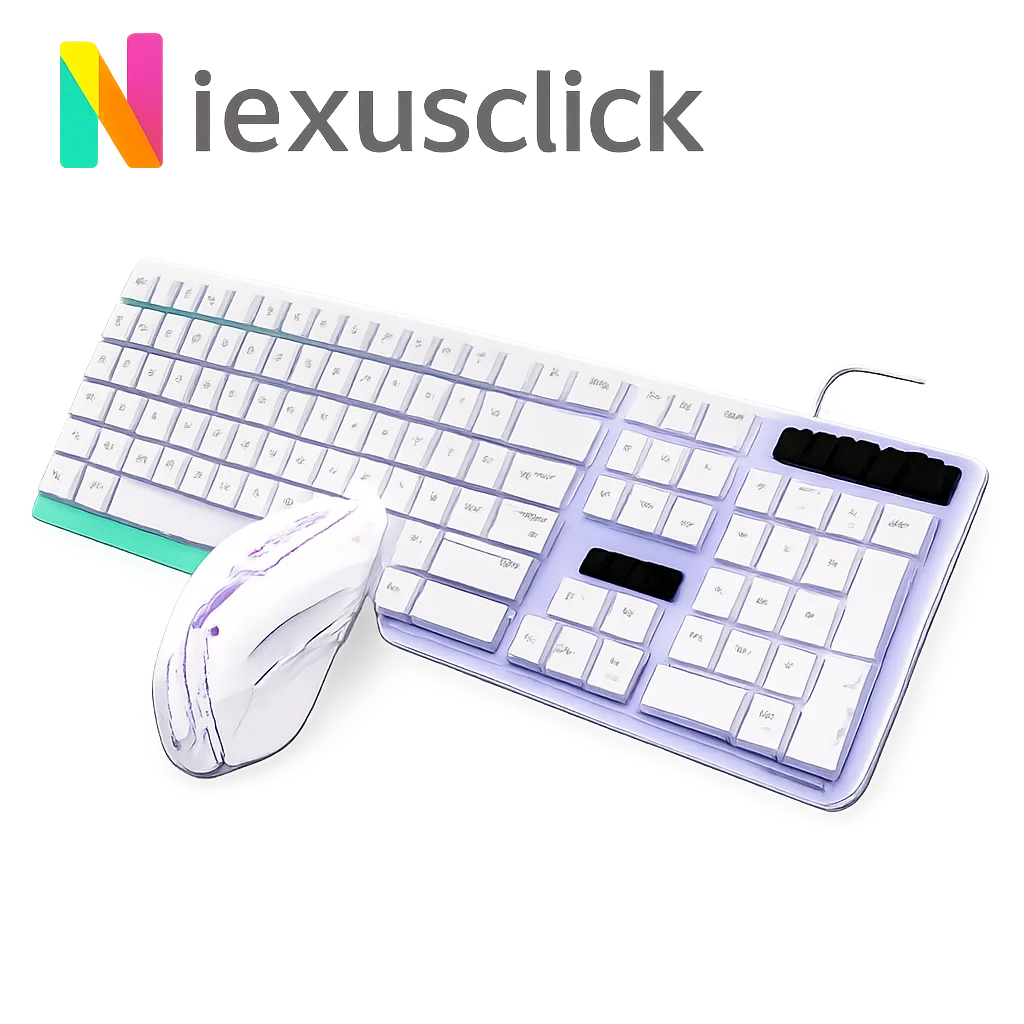 Teclado Mecânico Gamer com Retroiluminação RGB e Mouse, Conjunto Ergonômico com Conexão USB Plug and Play para PC