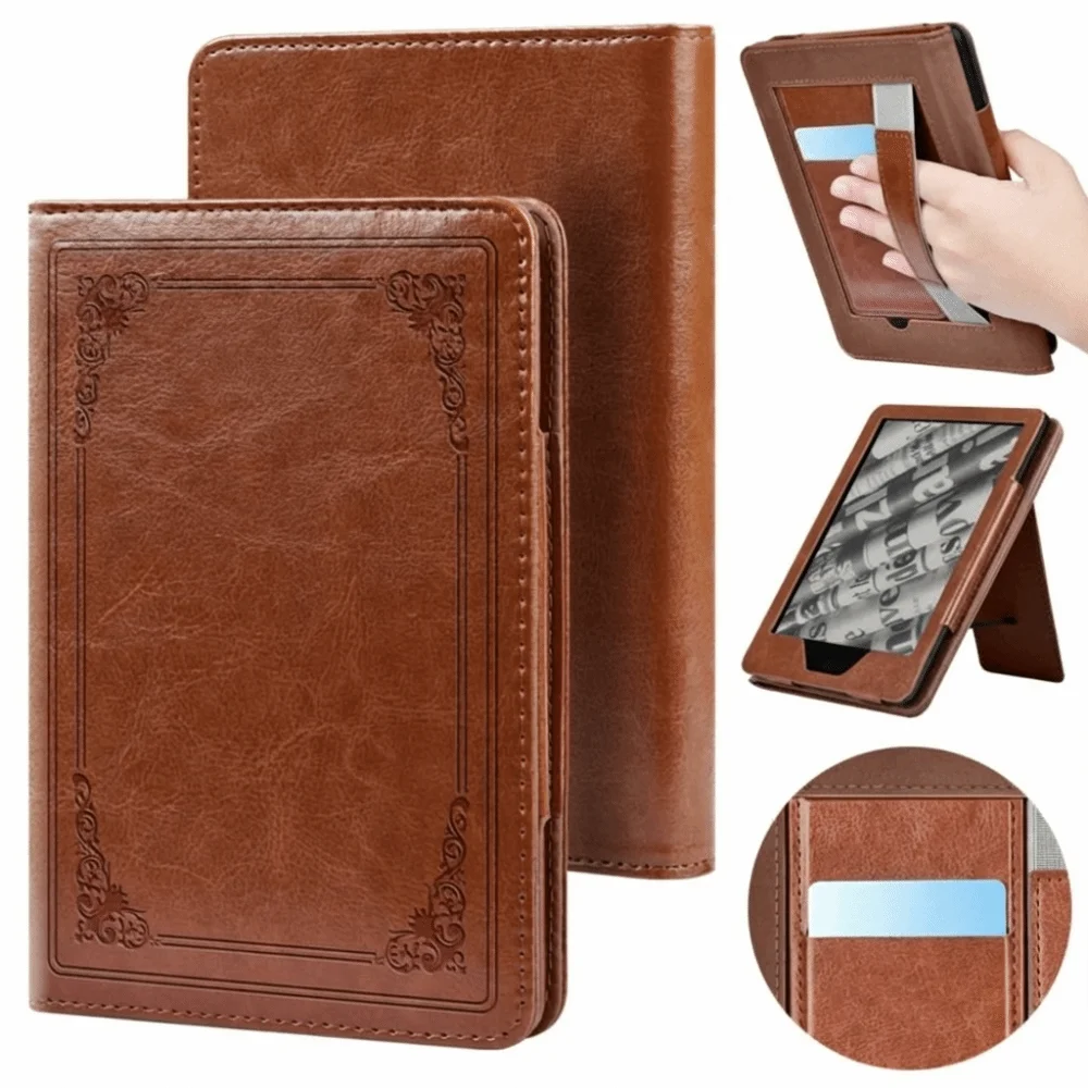 Capa com suporte de 6/6,8/7 polegadas com função Auto Wake/Sleep para e-reader Kindle Paperwhite 2024 2021 2022 11ª/12ª Geração Colorsoft